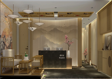 日式足浴會所裝修設(shè)計案例效果圖